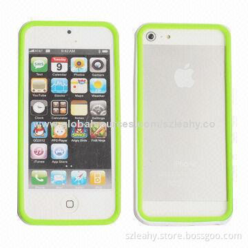 Hot selling PC and TPU mixed bumper case for iPhone 5/5s